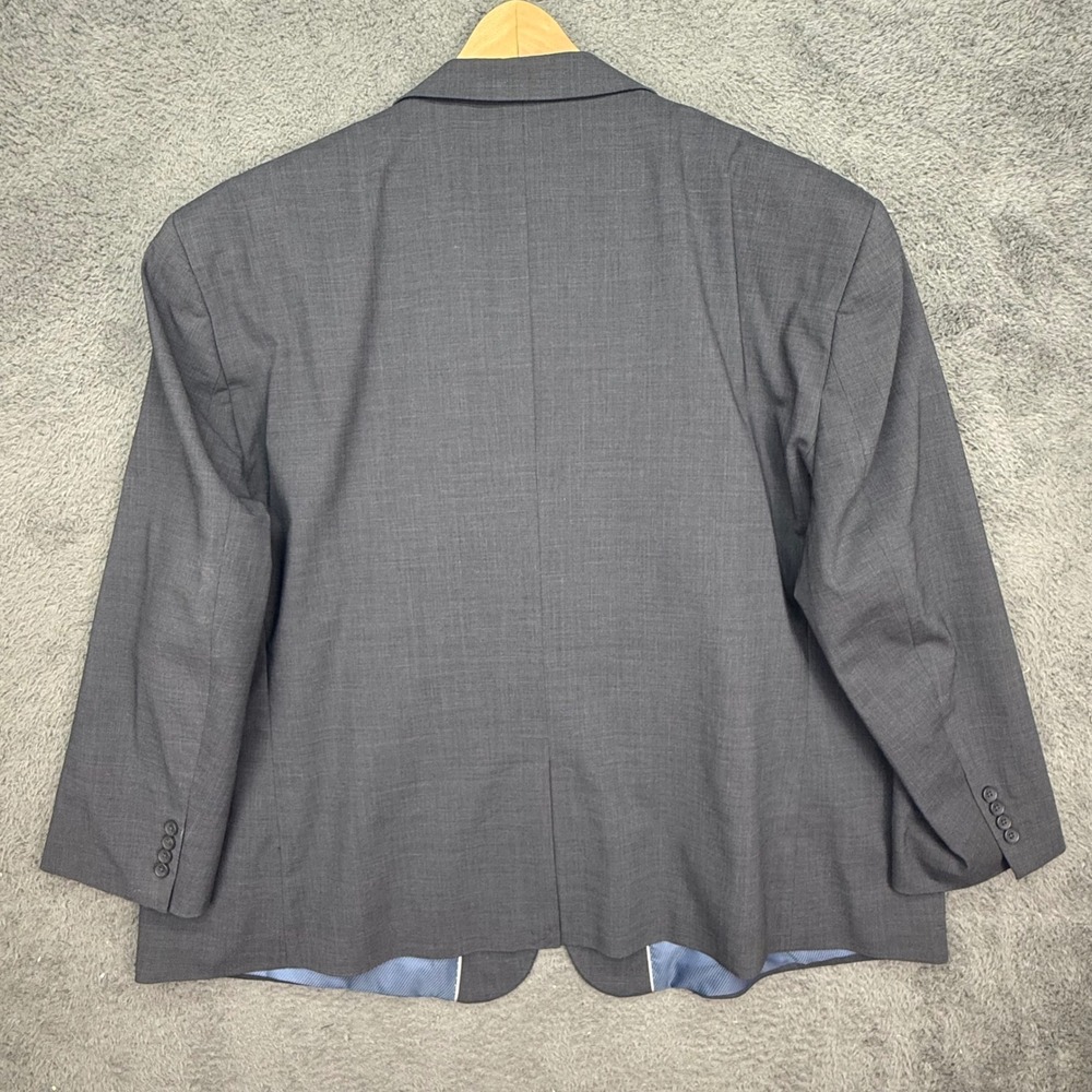 Oak Hill Blazer Mens 60 REG Grey Two Button Sport Coat DXL Big and Tall - Picture 5 of 12